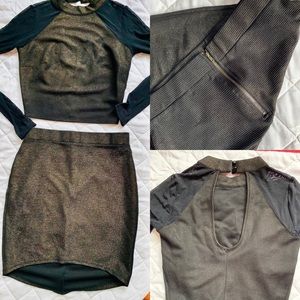 Material Girl 2 piece night out dress - WORN ONCE